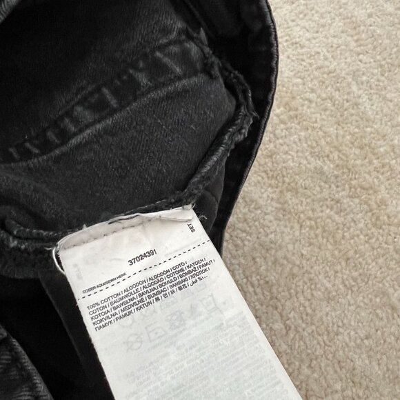 MNG Mango Havana Straight Leg High Rise Crop Distressed Jeans 4 - Picture 11 of 12